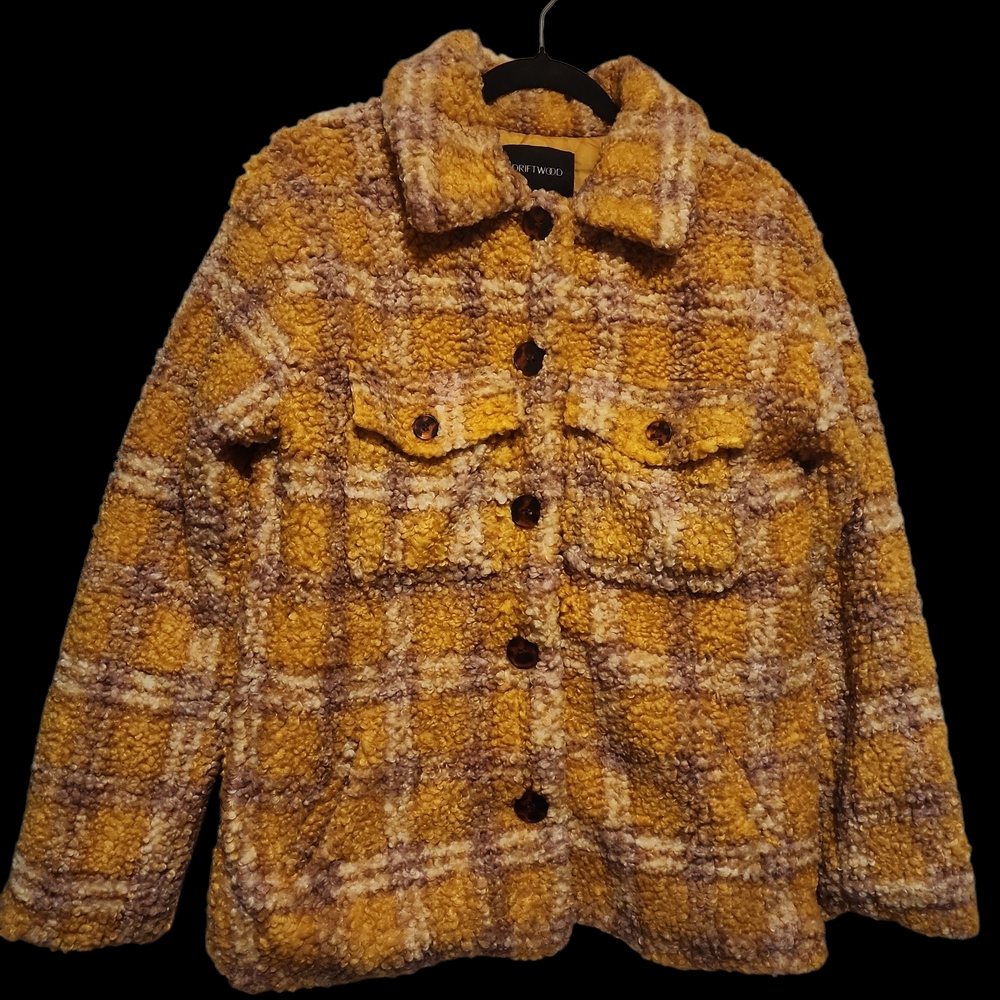 Yellow Plaid Women's Jacket